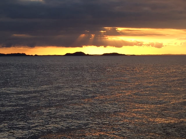 Sunset on the Hauraki Gulf